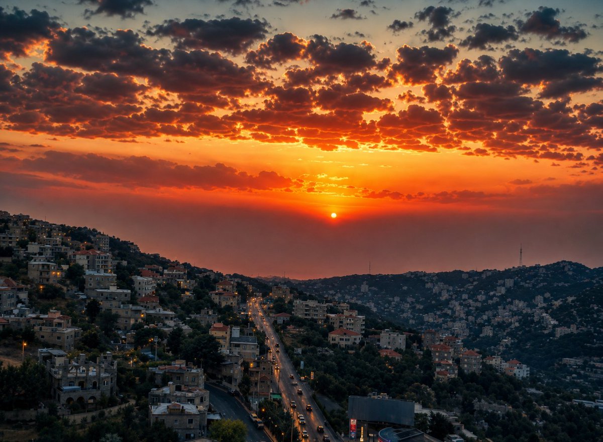 maria_mass3d's tweet photo. Faytroun at sunset — where every view feels like a painting. 🌅🧡 https://t.co/jiY1hvu3Si