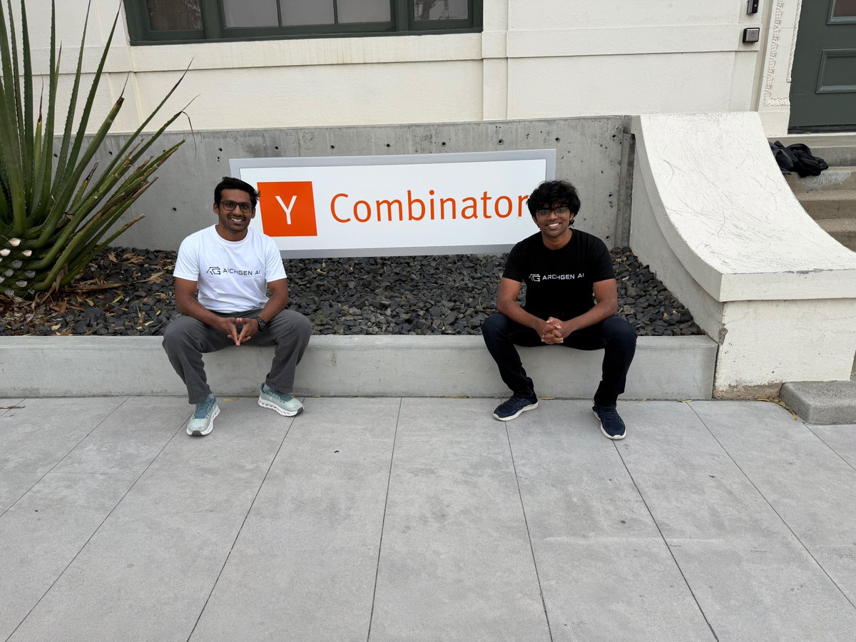 HariAyapps's tweet photo. Archgen Labs (@archgen_) is now backed by Y Combinator (@ycombinator)

We are a research lab for silicon design, with one ambition: make chip design 1,000× faster.

For decades, computing advanced by shrinking transistors. The next chapter for compute workloads will increasingly depend on building vertically - stacking active logic layers to create 3D chips.

This makes designing those chips much harder but also opens up new possibilities for performance and efficiency.

At @archgen_ , we’re bringing together foundational models, EDA tools, and physics-informed surrogate models to explore more designs, predict their behavior faster, and optimize how they’re built.

Grateful to Kulveer Taggar (@kul), Garry Tan (@garrytan) and the @ycombinator team for backing us, and to the customers, mentors, and collaborators who have helped us get here.

If you want to get to tapeout faster, we’d love to talk. DM us.

#Semiconductors #OpenROAD #OpenLane #OpenSourceEDA #ChipDesign #VLSI #PhysicalDesign #AIForHardware #3DIC

@naveen_venk