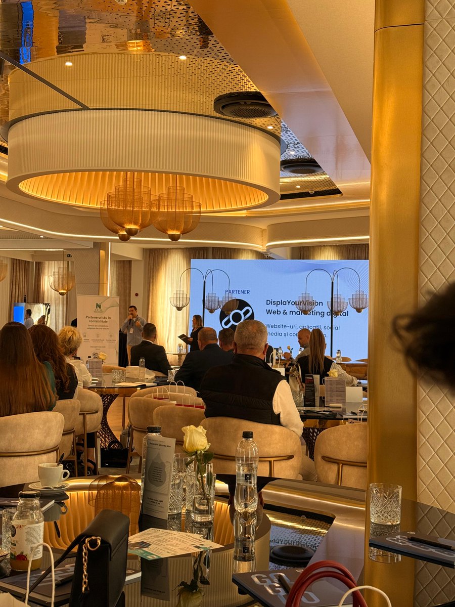 david_dyv's tweet photo. Transilvania Finance Summit wrapped up this week.

We handled the marketing around the event, had our own https://t.co/hcdOo3lQOA stand there, and spent most of the day doing what we actually came for: meeting people.

Talked with founders, finance professionals and business owners, exchanged contacts and made some genuinely good connections.

We also recorded a few interviews with the speakers after their sessions. Really happy with how the networking side turned out.

Big thanks to the Noted Pro Expert team and Paula Deac for trusting us with the digital side of the event.