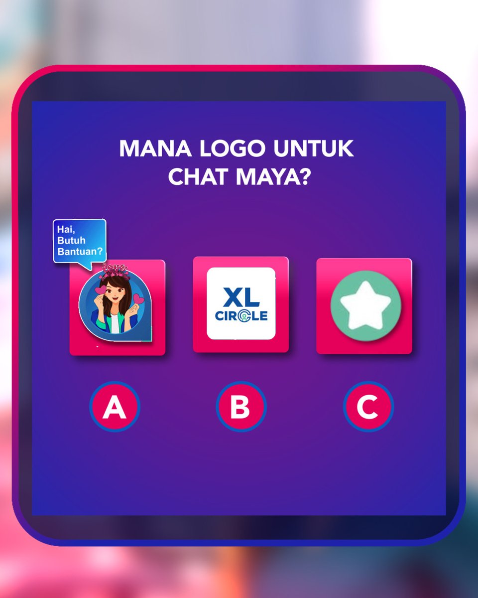 myXLCare's tweet photo. G I V E A W A Y ✨

Halo Teman Maya! 💙
Siapa nih yang mau hadiah SALDO GOPAY lagi? 

Yuk ikutan #QuizSeruMaya sekarang juga👇 https://t.co/nutsN7krz4