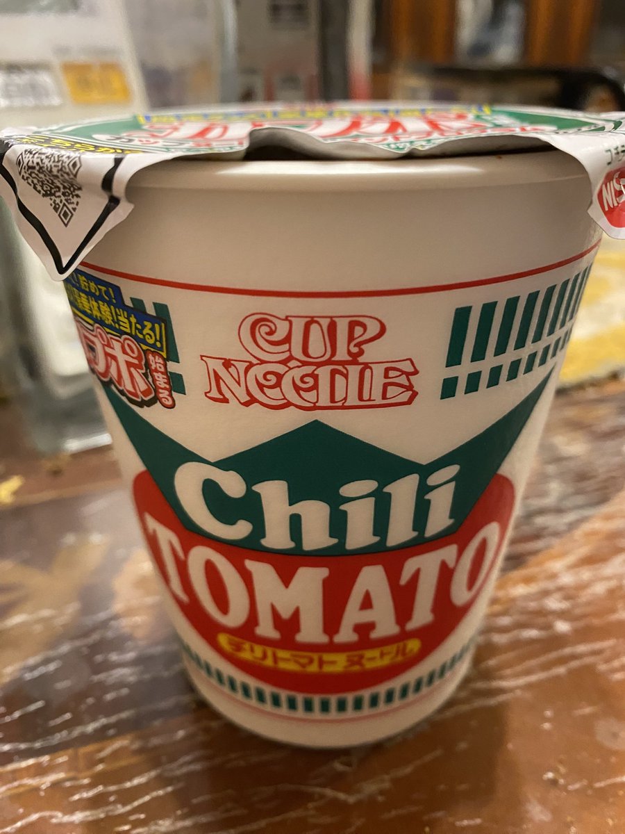 senyo_dorami's tweet photo. 何故かこれは食べられた🤣🤣🤣✨✨
カップヌードル チリトマト🍅🍜💕
スープは飲まず❌

そして安定の揖保乃糸💓💓💓

機能性ディスペプシアになってから、
何が食べられて何がダメなのか、自分でもよく分からない😅💦
でも「食べられた！」ってだけで、ちょっと嬉しい❣️🌈👯‍♀️👯‍♀️🪐🪐🪐👯‍♀️👯‍♀️��🌹🌹✨✨

#機能性ディスペプシア #カップヌードル #揖保乃糸
