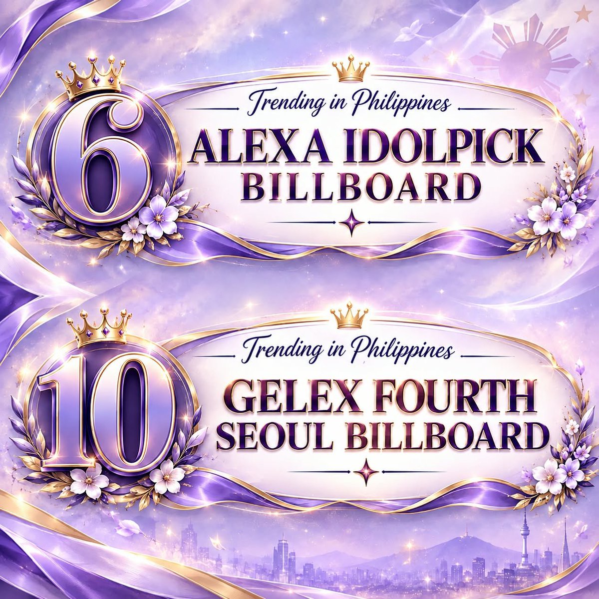 Alexa_ways's tweet photo. Thank you everyone! 

ALEXA IDOLPICK BILLBOARD
GELEX FOURTH SEOUL BILLBOARD https://t.co/ls1v1mN65f