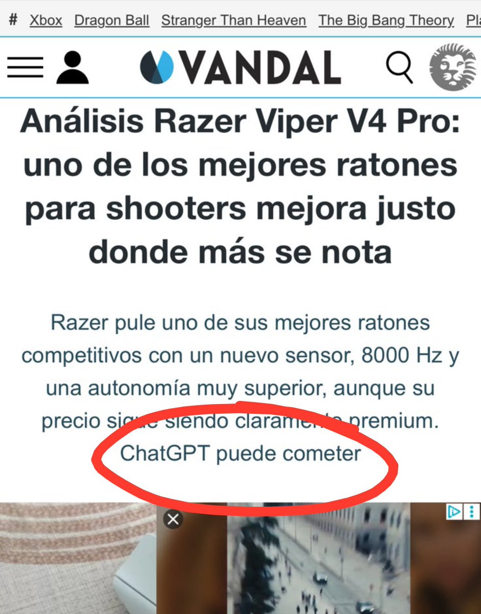 RaffaValencia's tweet photo. ¿Que creéis que podría cometer ChatGPT en este análisis de este ratón?

Ufff. Durísimo https://t.co/B2GeCRimBe