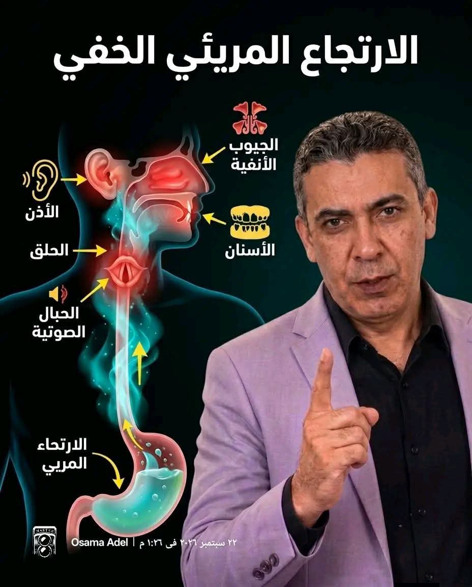 AliAli137278's tweet photo. الارتجاع المريئي الخفي: عندما يتحدث الجسد بلغة الأعراض البعيدة
​في أروقة الطب الحديث وقراءات المدارس العلاجية الشاملة، يبرز "الارتجاع المريئي الصامت" كحالة تسلُّل خادعة؛ فالشخص قد لا يعاني نهائيًا من حرقة الصدر التقليدية أو نار المعدة الشائعة، لكن تأثير هذا الارتجاع يتسلل بهدوء ليصل إلى أجهزة ومناطق بعيدة تمامًا عن الجهاز الهضمي.
​يرجع هذا التباين إلى طبيعة السائل المرتجع وآلية حركته الدقيقة؛ حيث تتصاعد الأحماض أو الأبخرة والإنزيمات الهضمية النشطة (مثل البيبسين) لتستقر في البلعوم والحنجرة والمجاري التنفسية العليا أثناء الاستلقاء أو النوم. يحدث كل ذلك دون أن تُثار أعصاب المريء السفلي، فيظل المريء هادئًا وصامتًا، بينما تعاني الأنسجة الرقيقة والمخاطية في الأعلى من هذا التآكل المستمر.
​كيف يستغيث الجسد؟ (علامات وإشارات الارتجاع الخفي)
​تكمن خطورة هذا النوع من الارتجاع في كونه متخفيًا خلف أعراض يظن الكثيرون أنها مشاكل مستقلة تخص الأنف، الأذن، أو الأسنان:
​تآكل مينا الأسنان والتسوس المفاجئ: يؤدي صعود الغازات والأحماض أثناء النوم إلى تغليف الأسنان ببيئة حمضية تُذيب المينا الواقية تدريجيًا، مما يجعلها عرضة للتآكل والتسوس دون وجود سبب واضح يتعلق بالتغذية أو السكريات.
​رائحة الفم الكريهة: لا ترتبط الرائحة هنا بإهمال النظافة الشخصية، بل تصدر عن الغازات والأبخرة المتصاعدة من معدة تعاني من التخمر وعسر الهضم نتيجة بطء التفريغ.
​التهاب الجيوب الأنفية وتراكم البلغم: عند وصول العصارة أو الأحماض إلى البلعوم والأنف، تفرز الأغشية المخاطية مخاطًا كثيفًا لحماية نفسها، فيستيقظ الفرد باحتقان وبلغم مستمر دون إصابة بفيروس أو نزلات برد.
​طنين الأذن والتهاباتها المتكررة: تتصل الأذن الوسطى بالحلق عبر "قناة أستاكيوس". ويتسبب الارتجاع الصامت في تهيج فتحة هذه القناة وانسدادها، ما ينسكب على هيئة طنين أو التهابات متكررة لدى الكبار والأطفال.
​بحة الصوت وتورم الأحبال الصوتية: يتسبب وصول الحمض للحنجرة في تهيج الأحبال الصوتية، فيظهر ذلك على شكل بحة، أو رغبة تنظيف الحلق باستمرار، أو شرقة مفاجئة أثناء الأكل أو النوم.
​التفسير الميكانيكي: ما السبب الحقيقي وراء الارتجاع؟
​تتجاوز الرؤية الحديثة الشاملة للارتجاع الاختزالية التقليدية التي تحصر المشكلة في "ضعف الصمام" أو "زيادة حمض المعدة"، بل تُرجع السبب إلى اختلال منظومة الضغط داخل التجويف البطني:
​ارتفاع الضغط البطني الداخلي: يؤدي تناول النشويات المعقدة والأطعمة القابلة للتخمر إلى انتفاخ القولون وتراكم الغازات. هذا الانتفاخ يمارس ضغطًا صاعدًا على المعدة، مجبرًا محتوياتها وأبخرتها على الاندفاع نحو الأعلى.
​منافذ تنفيس الضغط: يسعى الجسد لتخفيف هذا الضغط الداخلي عبر إيجاد منافذ طبيعية، فيكون المريء والصمام العلوي المنفذ الأسهل لخروج الغازات والأحماض. وقد يتطور هذا الضغط المستمر مستقبلاً ليتسبب في فتق الحجاب الحاجز.
​خريطة استعادة التوازن والتعافي
​يتطلب التعافي الحقيقي معالجة المسبب الرئيسي للضغط الداخلي، وإعادة بناء البيئة الحمضية للمعدة عبر الخطوات التالية:
​1. استبعاد المسببات المجهدة للهضم
​قطع المخبوزات والدقيق المركب: لمنع تشكل العجين اللزج داخل الأمعاء والذي يبطئ الحركة المعوية ويحبس الغازات.
​تجنب محفزات الهيستامين: كبعض البروتينات الثقيلة (الألبان، البيض، والدواجن) التي قد تتسبب في ردود فعل مناعية موضعية تزيد من تورم الأغشية وإفراز المخاط.
​إراحة الأمعاء من البقوليات والخضار النيئ: لتقليل التخمر البكتيري وتخفيف الانتفاخ الضغط على المعدة.
​2. الاعتماد على مصادر طاقة سهلة الهضم
​التركيز على الأطعمة البسيطة التي لا تتطلب جهدًا هضميًا كبيراً ولا تترك رواسب متخمرة (مثل الأرز الأبيض، البطاطس المُعدة بطريقة صحية، والمصادر السكرية النقية كالعسل والمربى الطبيعية)، لمنح الخلايا والأعصاب الطاقة اللازمة للترميم.
​3. منح الجهاز الهضمي استراحة بالصيام
​يُعتبر الصيام وتوسيع الفواصل الزمنية بين الوجبات أداة فعالة لتقليل الالتهابات، وإتاحة الفرصة للأغشية المخاطية كي تتشافى، فضلاً عن خفض الضغط الداخلي للبطن بشكل ملحوظ.
​4. إعادة بناء بيئة الحمض الطبيعية
​التوقف عن تثبيط حمض المعدة بشكل مفرط؛ إذ يُعد الحمض القوي الضمان الأساسي لهضم الطعام بكفاءة ومنع التخمر. وبمجرد التخلص من الأطعمة المسببة للضغط وإراحة القولون، يعود الصمام لعمله الطبيعي، ويختفي الارتجاع الصامت لتستعيد الأغشية والأسنان عافيتها.
#نظام_الطيبات 
#ضياء_العوضي
 #الطيبات
 #الدكتور_ضياء_العوضي