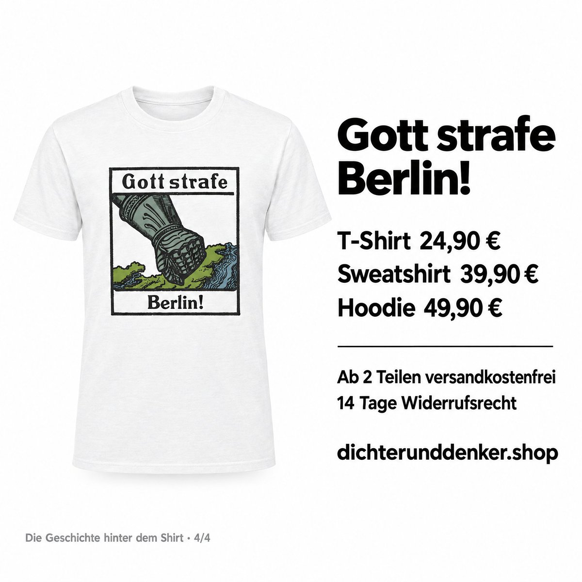 MegakiTestkanal's tweet photo. Für alle, die bei Berlin nur noch den Kopf schütteln 👉 Jetzt Shirt sichern.