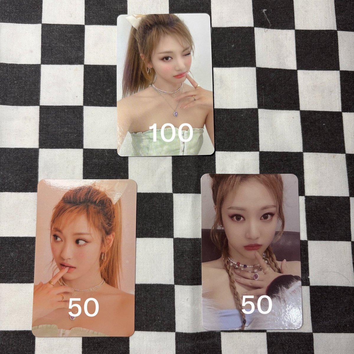 lyciakim's tweet photo. ( wts / พร้อมส่ง ) หนิงหนิง

☆ หนิงหนิง 3 ใบ 

🚗 ค่าส่ง 30 ฿ สนใจดูเพิ่มเติม DM kub 💬
#ตลาดนัดaespa #ตลาดนัดเอสป้า https://t.co/f0PbuXB2gw