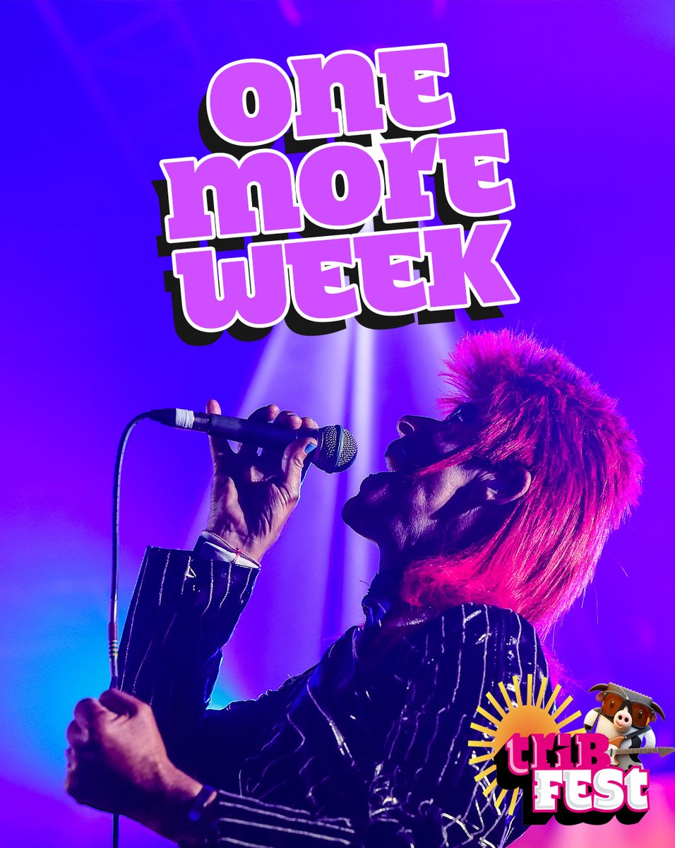 TribfestUk's tweet photo. 👀 OKAY... ONE MORE WEEK! 💚

Discounted tickets will now stay live until:

⏰ MIDNIGHT, WEDNESDAY 30TH SEPTEMBER

🎉 Our 20th Tribfest
🎶 20th–22nd August 2027
🎉 Thursday Early Entry – 19th August

ONE more week. Then that really is it! 🎟️ via website https://t.co/PCzZOCCouk