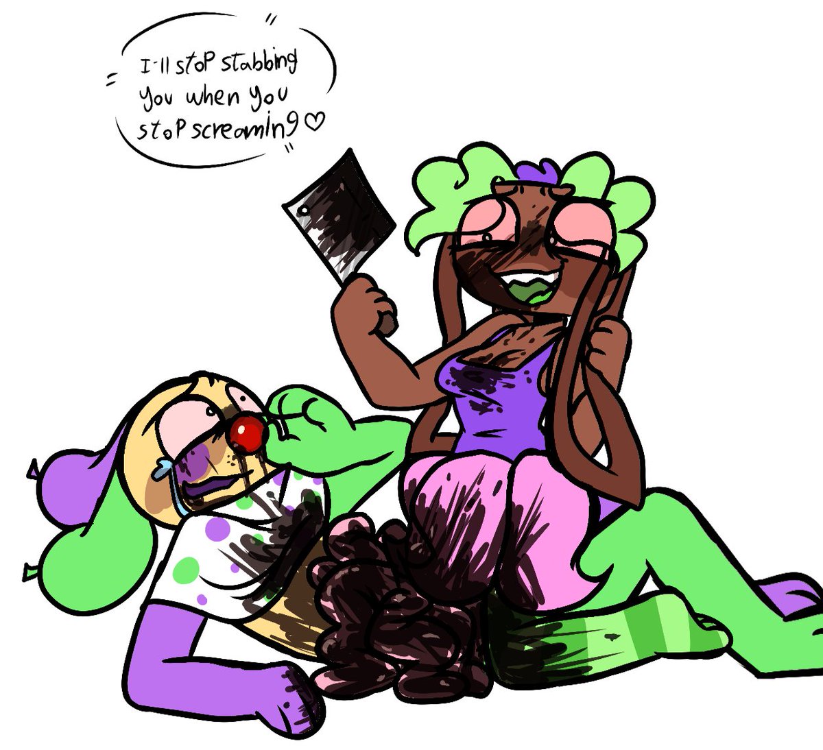 puppnyo's tweet photo. //blood, gore

True love! https://t.co/DqOMrkBmxx