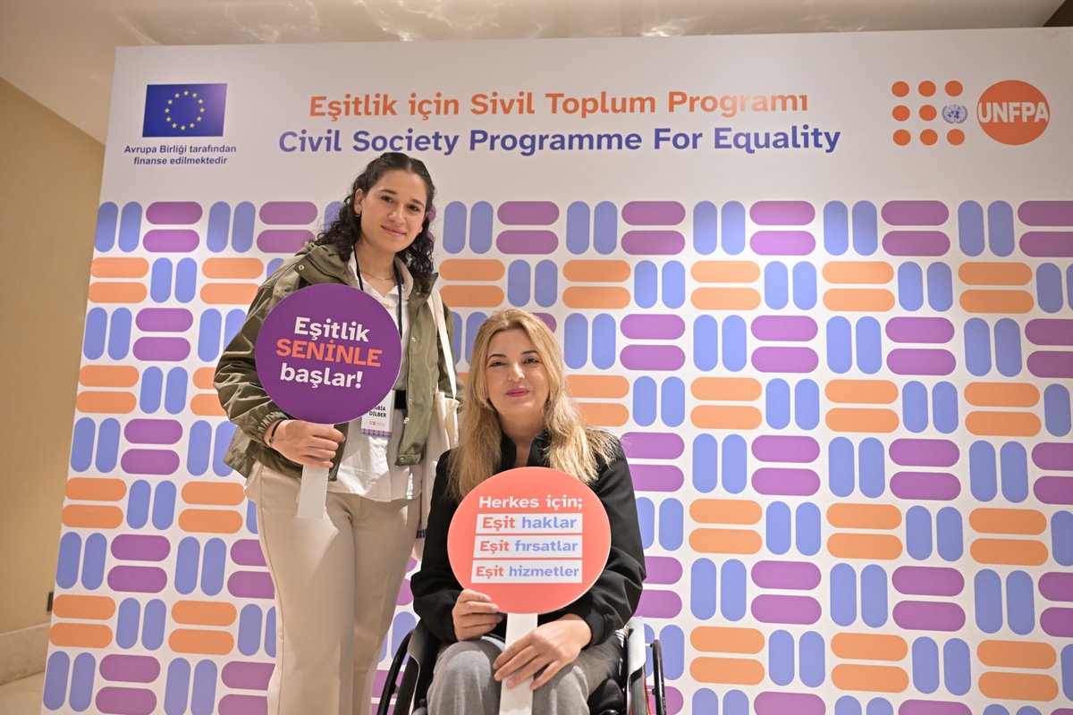 unfpaturkiye's tweet photo. #EşitlikİçinSivilToplum #CivilSocietyForEquality 
Birlikte Güçlüyüz I Stronger Together https://t.co/6X2RJ6X6zN