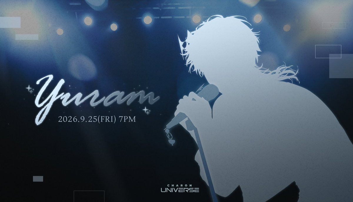 Charon_PJX's tweet photo. ✦YURAM(@YuramCharon)✦
새로운 커버송 &amp; 싱드컵 우승 기념 콘서트
26.09.25 7PM
── 𝐂𝐎𝐌𝐈𝐍𝐆 𝐒𝐎𝐎𝐍 ── https://t.co/AR30IbddDB