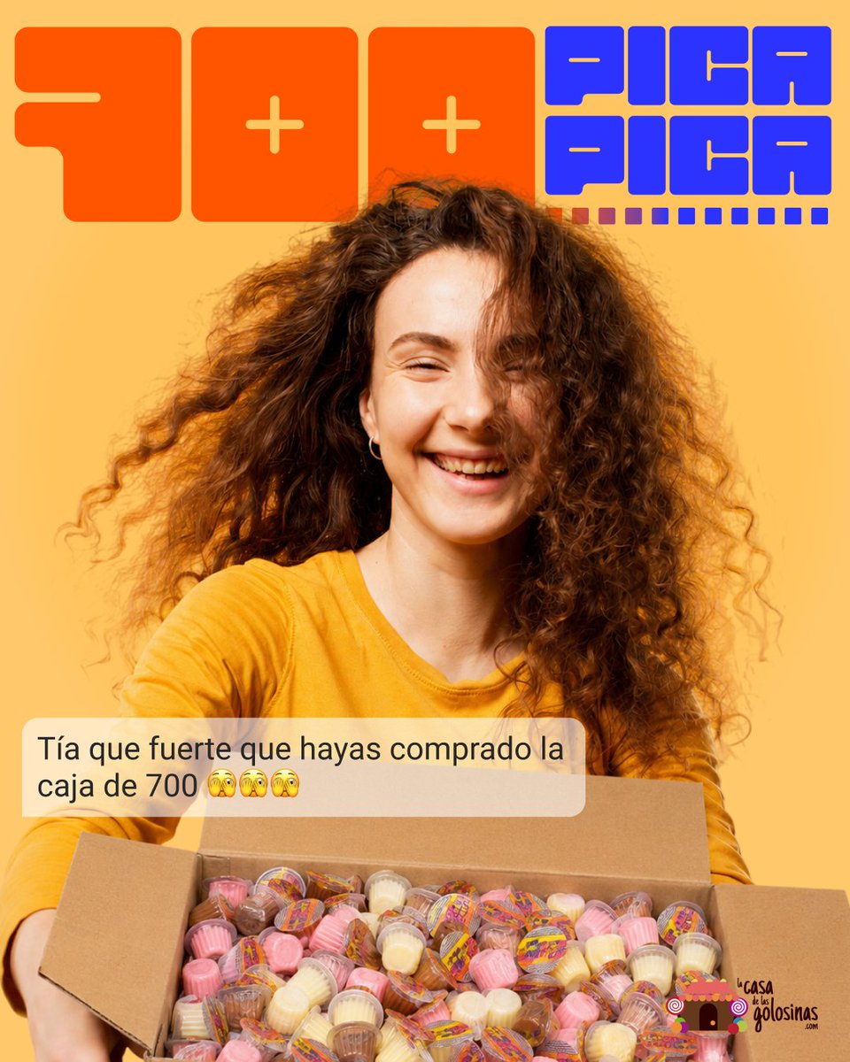 CasaGolosinas's tweet photo. 700 tarrinas de pica pica 🎉🎊 Sideral Pica Candy: fresa, limón, naranja y cola, formato ahorro brutal

https://t.co/WjzihEVJgV

#lacasadelasgolosinas #picapica #sideral https://t.co/SHN8HHXwIz