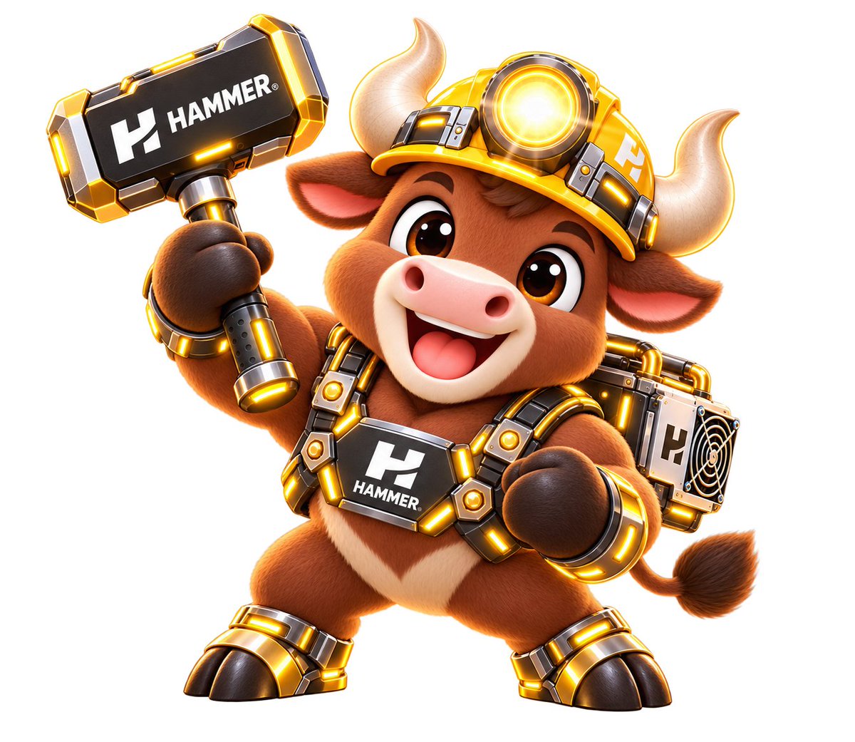 hammerminer's tweet photo. 🛠️Now designing the Hammer brand mascot 
✨Sharing the first one — what do you think? 👀 https://t.co/rLgfnQBoPz