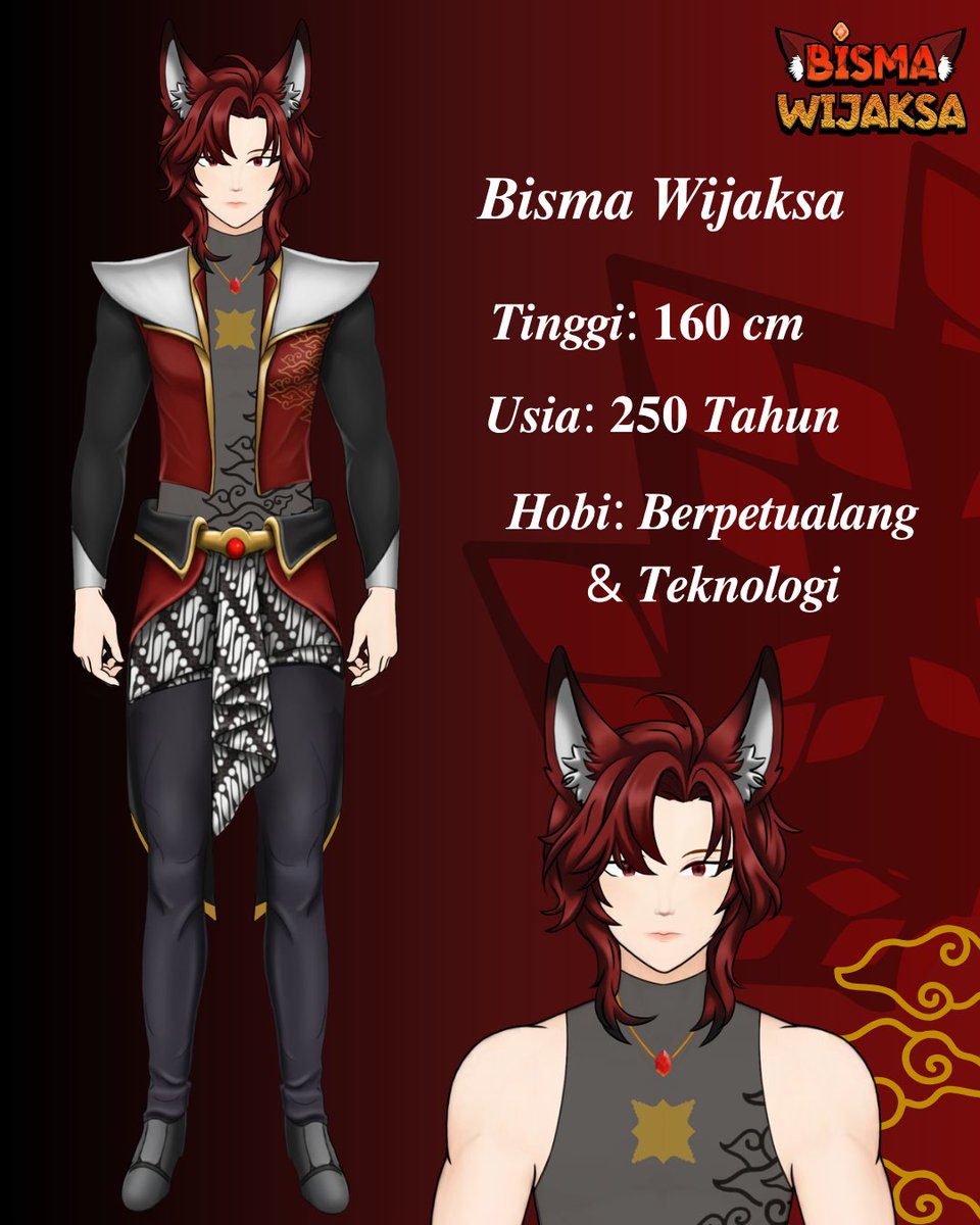 Bisma_Wijaksa's tweet photo. Hallo semuanya.
Aku Bisma wijaksa seorang virtual youtuber baru mohon kerjasamanya.
Kalian bisa dukung aku dengan cara follow /subscribe,
#VTuberID #VTuberIndonesia #BismaWijaksa #NewVTuber https://t.co/WqYns3Ujh5