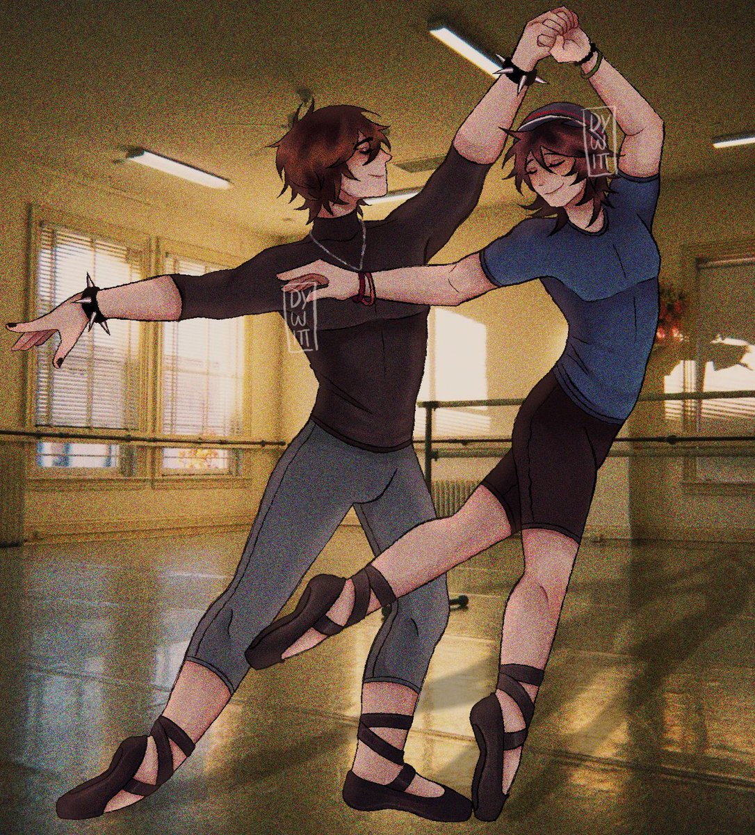 Dywiitt's tweet photo. Fanart para mi AU favorito, Dance with you. 💗 @Eve_cng_ #luckity https://t.co/z4LcIk5KBS