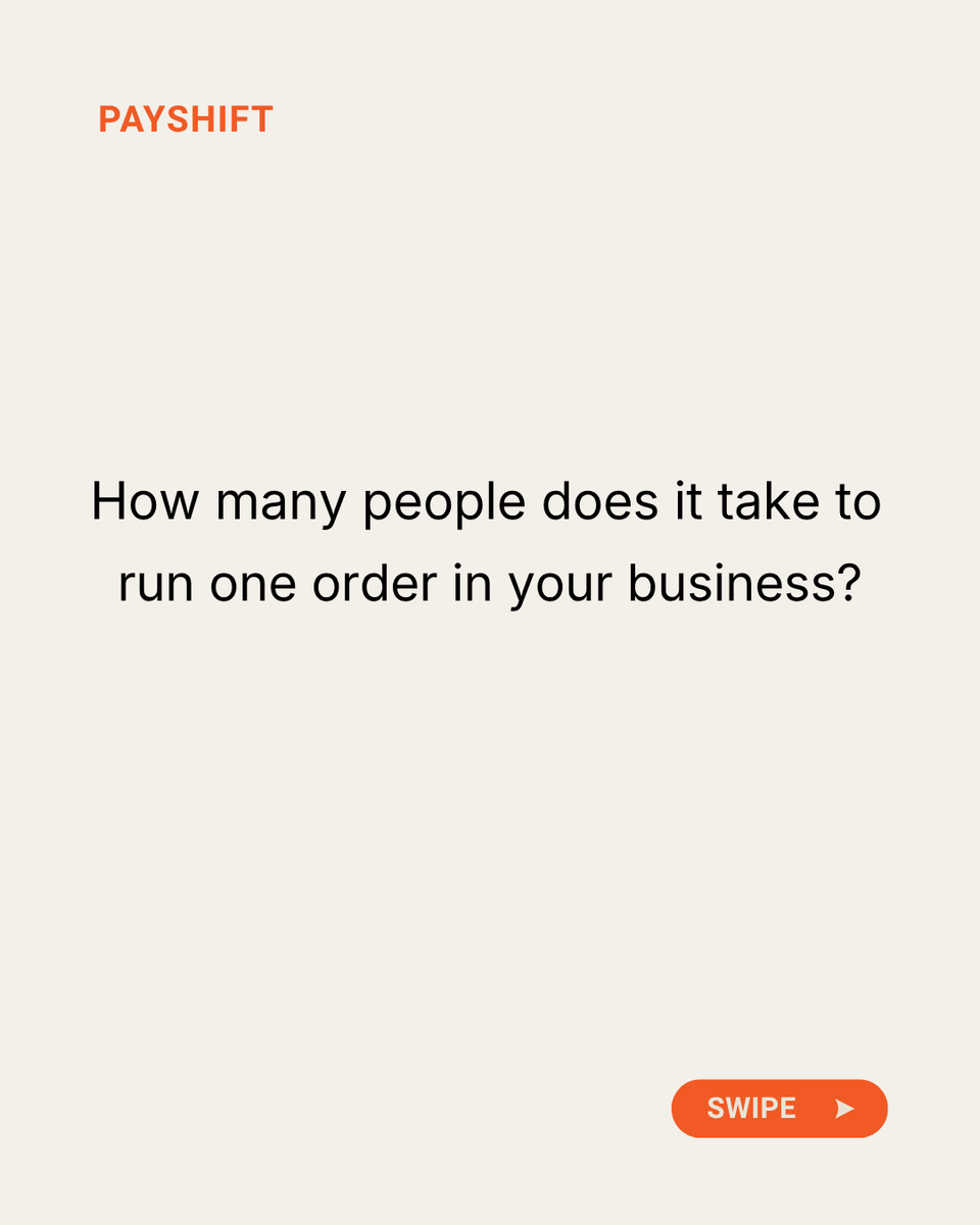 PayShiftng's tweet photo. How many people run 1 order in your business? 

Someone takes it. Someone confirms payment. 

Someone packs it. Another delivers. Then a customer

asks where it is at 10pm &amp; nobody knows who to ask.

5 people. 1 order. 0 records. 

Follow @PayShiftng https://t.co/5mlUaGubl9