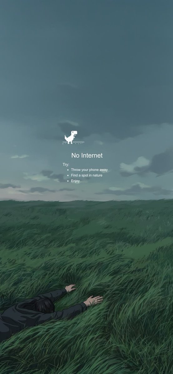 ohmy_wall's tweet photo. "No Internet" https://t.co/d0NSx0UHZU