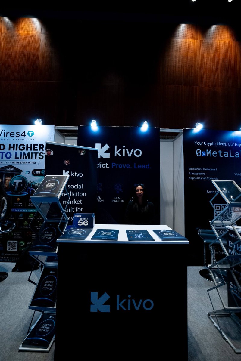 KivoPredict's tweet photo. Predictions are everywhere.

The real signal is making the call before the outcome is known — and having the track record to prove it.

That’s what we brought to Crypto Expo Dubai.

Kivo.

#Kivo #PredictionMarkets #CryptoExpoDubai https://t.co/sQyWIpbgGM