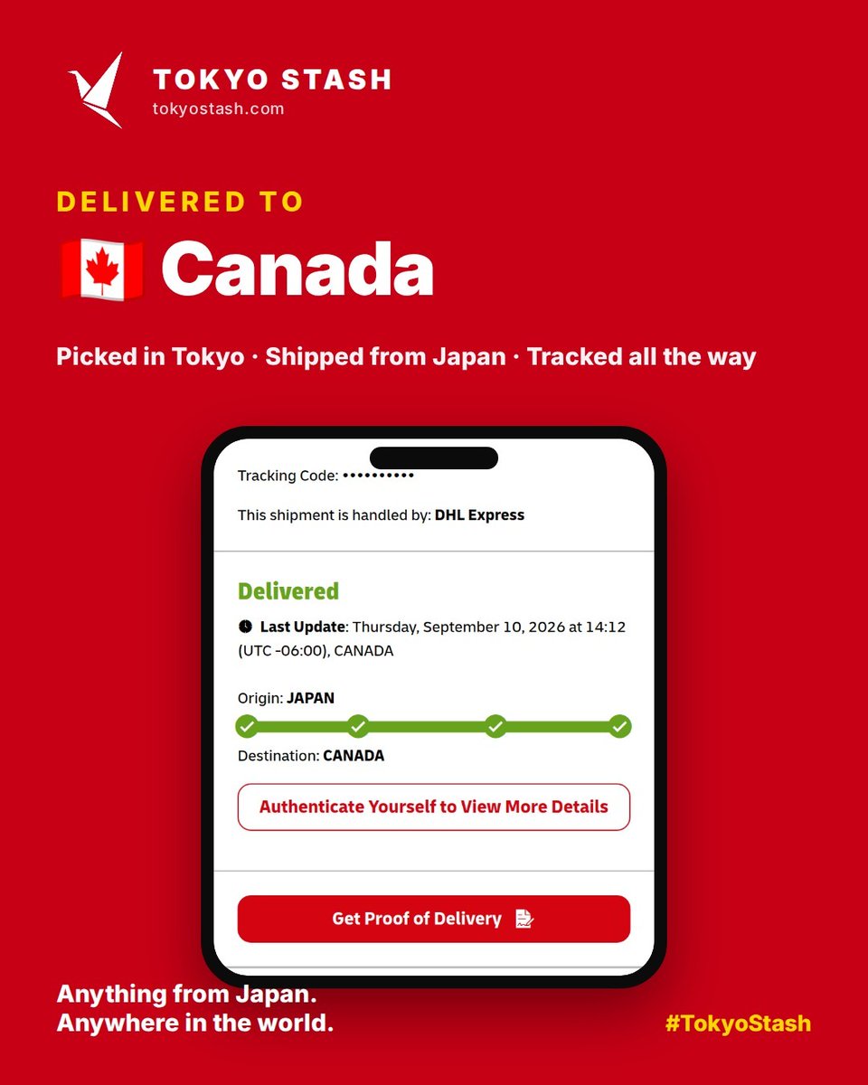tokyostash's tweet photo. Delivered to Australia, Canada and the UK :rocket:

Snacks, instant noodles and seasonings are what people order most. Every order ships from Japan with tracking to your door.

Anything from Japan. Anywhere in the world.

https://t.co/CBDyt6P5H2

#TokyoStash #DeliveredWorldwide https://t.co/zqCsa4jcju