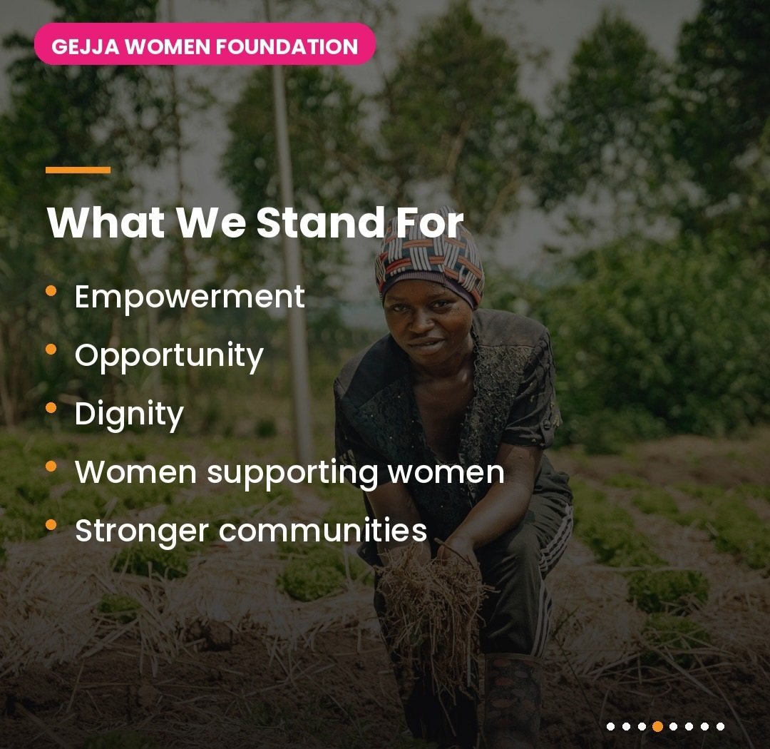 gejjawomen's tweet photo. Who is GEJJA?
A community-focused foundation empowering women to build better futures for themselves, their families, and their communities. Save this to come back to our story.
#gejjawomenfoundation #womenempowerment #ugandaNgo #communitydevelopment #knowyourwhy https://t.co/KKkOi1fBhB