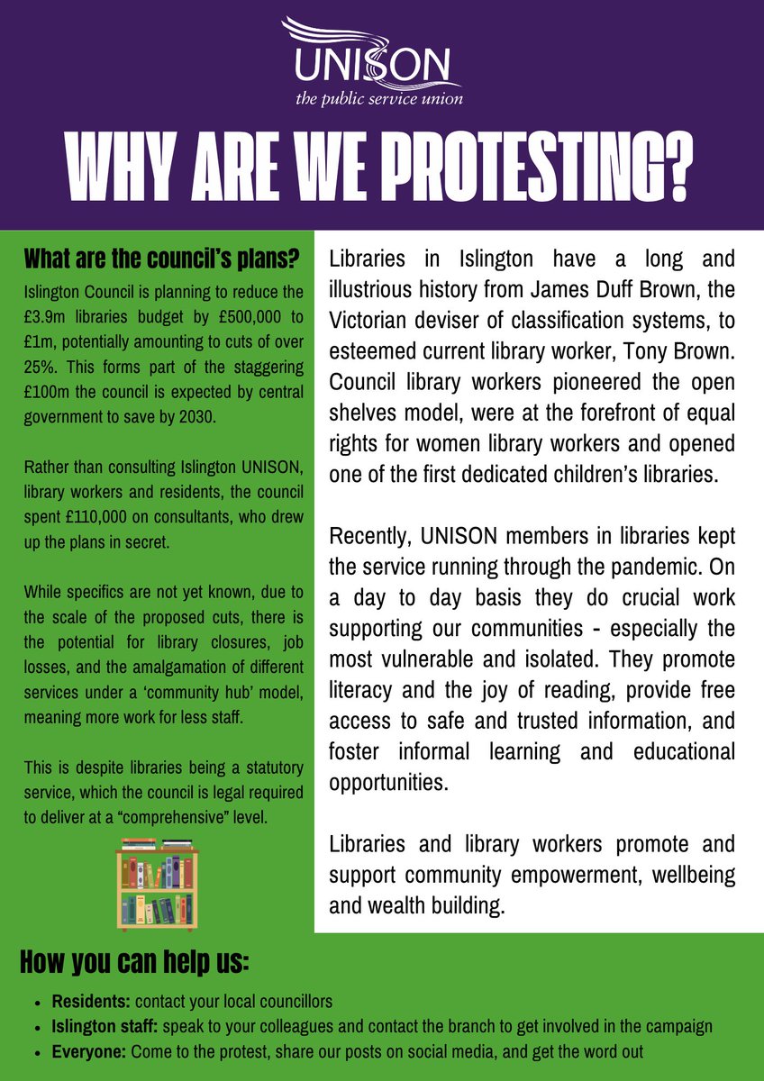 wylie_alan's tweet photo. @IslingtonTrib @islingtongztte @BBCLondonNews @unisonglr @ciliplndn @LibraryCampaign 
@UniteLondonEast @GMBLondonRegion @HackneyUNISON @UNISON_TH 
@UNISONLSE 
@islingtongreens 
#saveislingtonlibraries https://t.co/5CLFXZBvTj