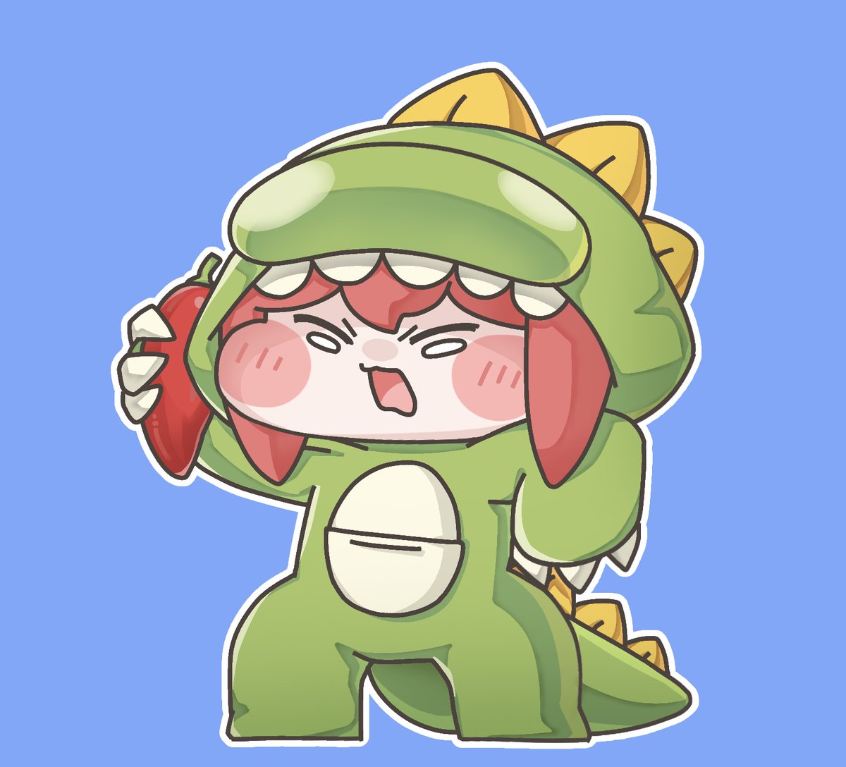 isamsuki's tweet photo. どすこいリリー　怪獣だなぁ！
 #トリッカルㅤ https://t.co/UPwAFcm7cr