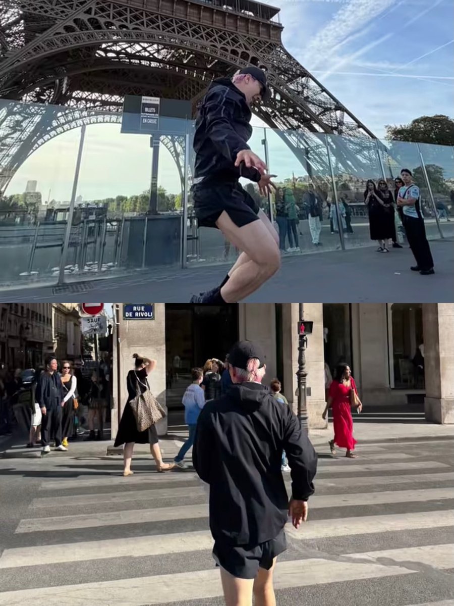 kwoncircles's tweet photo. Unmarried Daesung and Jiyong in Paris 
vs
husband and father Taeyang in Paris https://t.co/DPiYQdQjY7