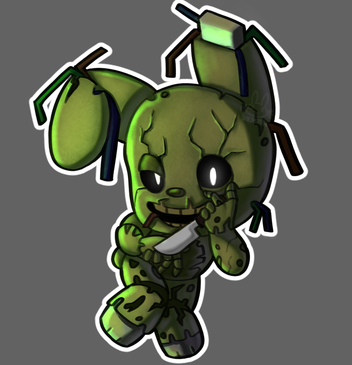 Wrenchiie's tweet photo. ᕱᕱ too much blood?
#fnaf #springtrap #art https://t.co/2SiXeFRtzN