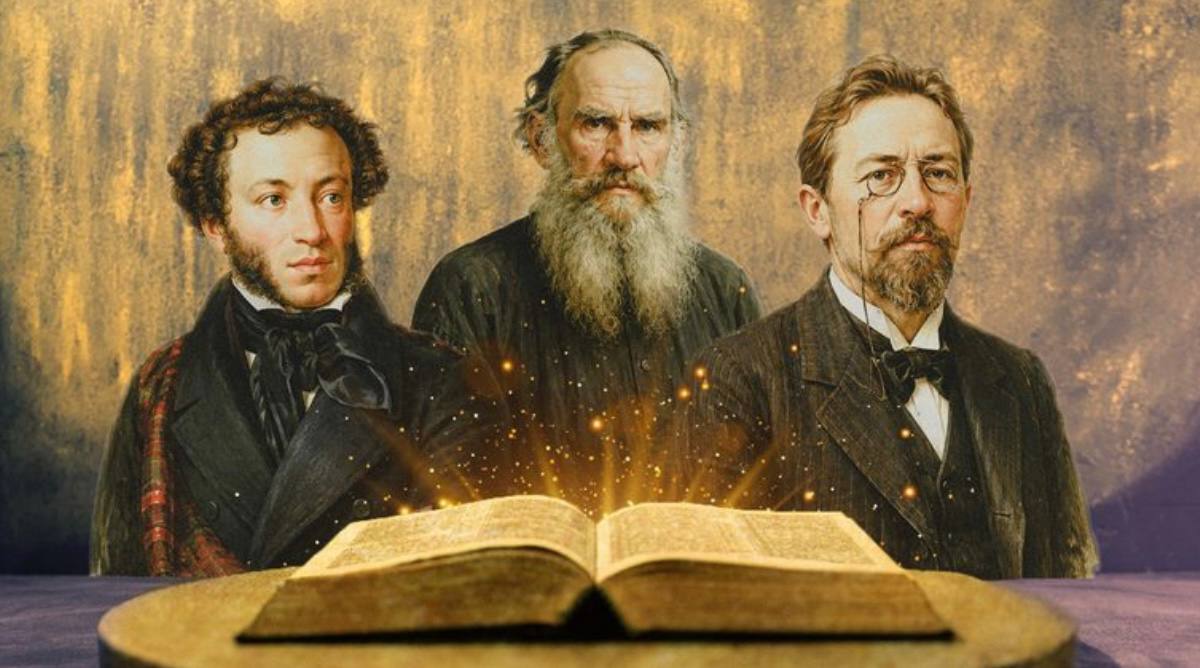 RusBotschaft's tweet photo. Der Begriff „Goldenes Zeitalter der russischen Literatur“ bezeichnet das 19. Jahrhundert. Doch was machte diese Epoche so besonders? 🤎 📚

👉 Lesen Sie hier, was das „Goldene Zeitalter der russischen Literatur“ ist: https://t.co/ysxEaLU0jJ!

📸 Kira Lissizkaja (Foto: Oleksandr Bushko/Getty Images; OpenAI)

#RussischeLiteratur #Russland

Quelle: Fenster nach Russland