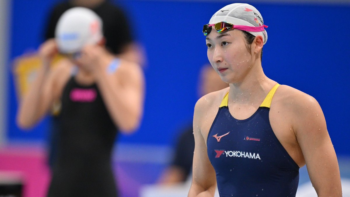 swimcoverage's tweet photo. 競泳 池江璃花子0秒2差メダル逃す 100バタフライ5位
https://t.co/ktq2EKM8YN

「アジア大会・競泳」(23日、東京アクアティクスセンター)女子100メートルバタフライ決勝が行われ、24年パリ五輪代表の池江璃花子(横浜ゴム)は、58秒25で5位に入った。前半50メートルを27秒07でターンし、後半���追い上げ… https://t.co/DyhJhfrbDk