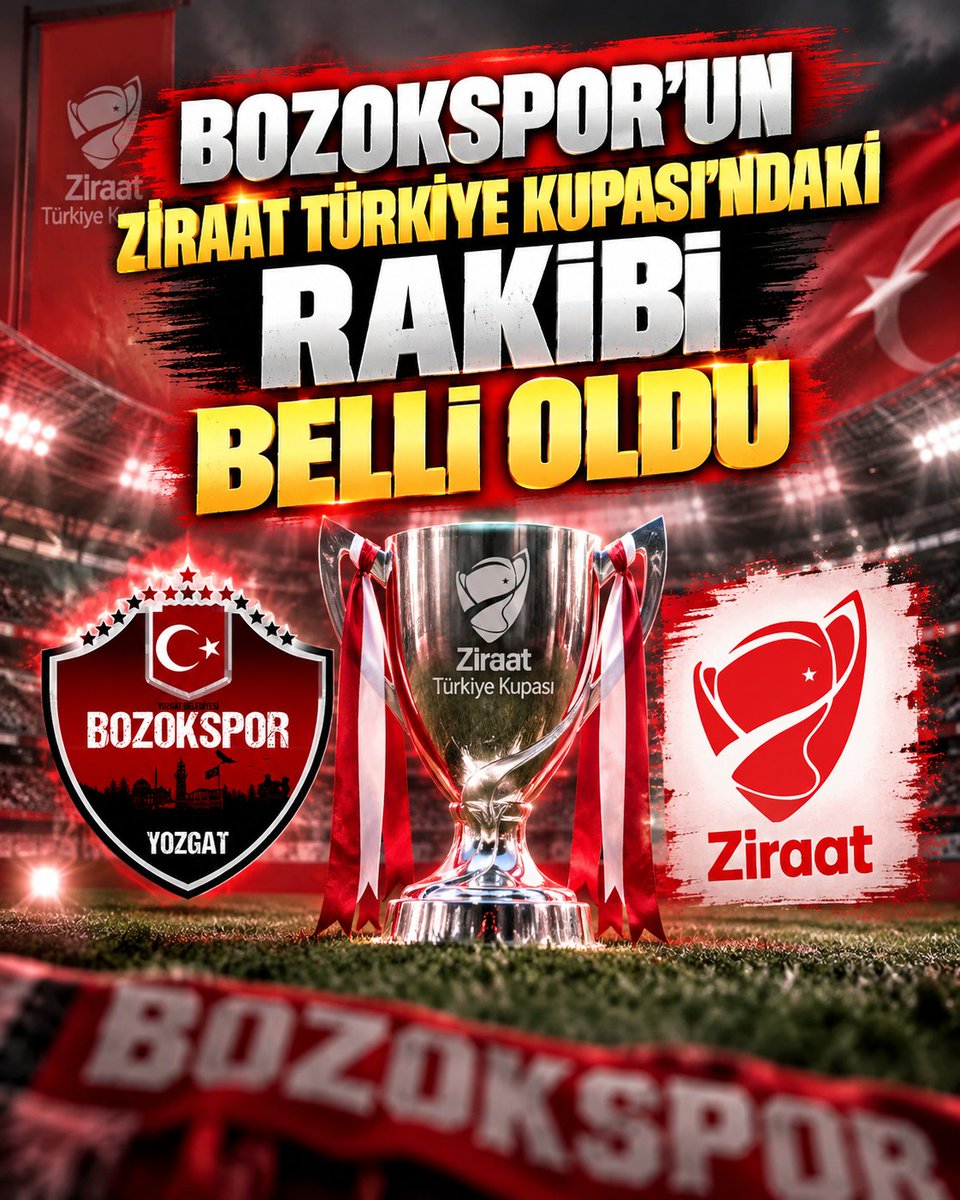 yozgatfmtv's tweet photo. Bozokspor'un Ziraat Türkiye Kupası'ndaki Rakibi Belli Oldu

https://t.co/9opfSQzR3e https://t.co/Bx10rsT0xb