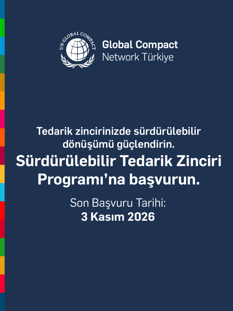 GlobalCompactTR's tweet photo. Sürdürülebilir Tedarik Zinciri Programı, şirketlere tedarikçilerinin sürdürülebilirlik performansına ilişkin görünürlük kazandırırken tedarikçilerin çevresel, sosyal ve yönetişim alanlarında bilgi ve uygulama kapasitelerinin gelişimini destekliyor.
https://t.co/0qeQ0Sh7tr https://t.co/uIbjsoHIJr
