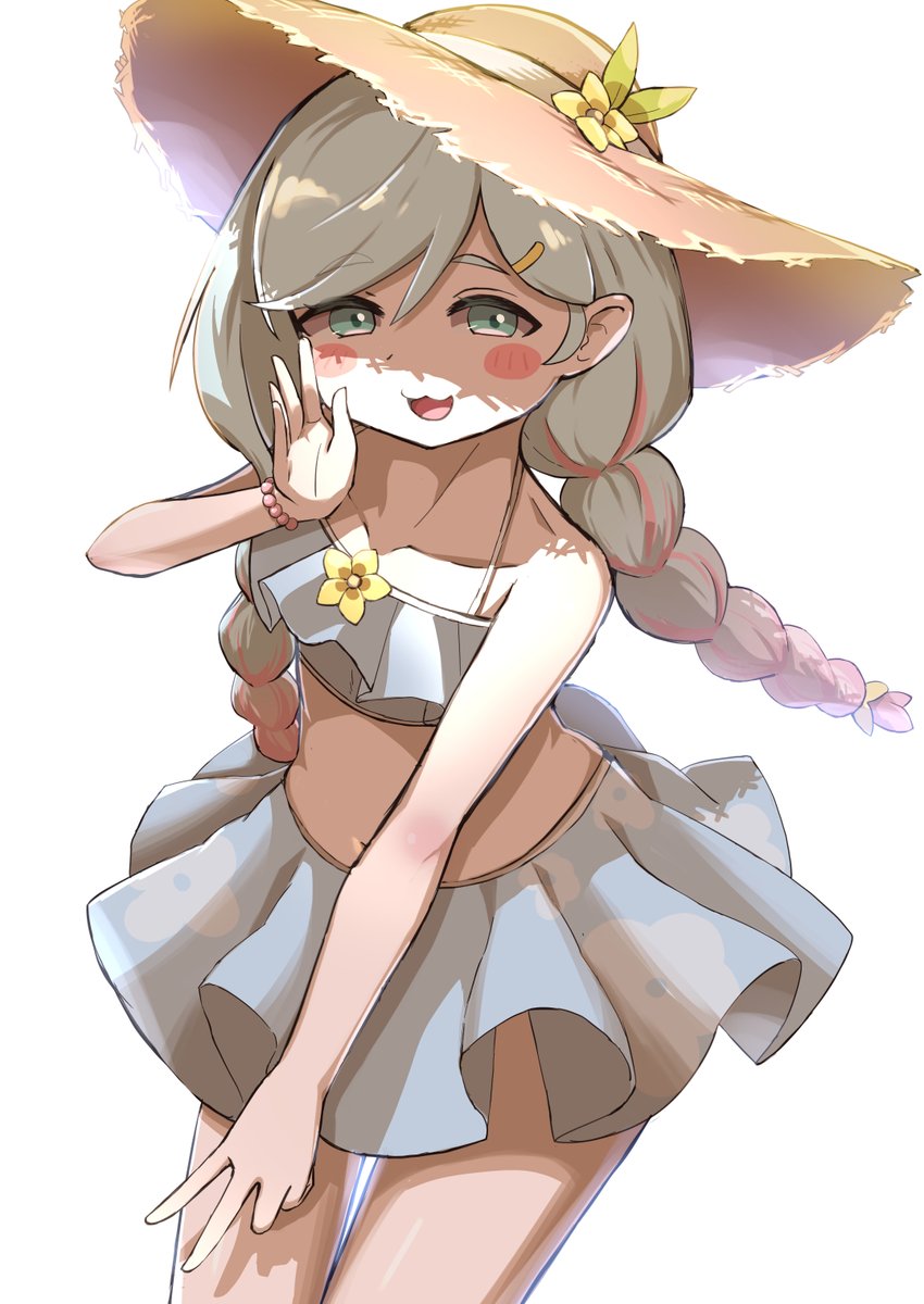 Hiljainen_Shiel's tweet photo. 擬人化ナイアちゃん　#トリッカル https://t.co/b7xUiVNxDG