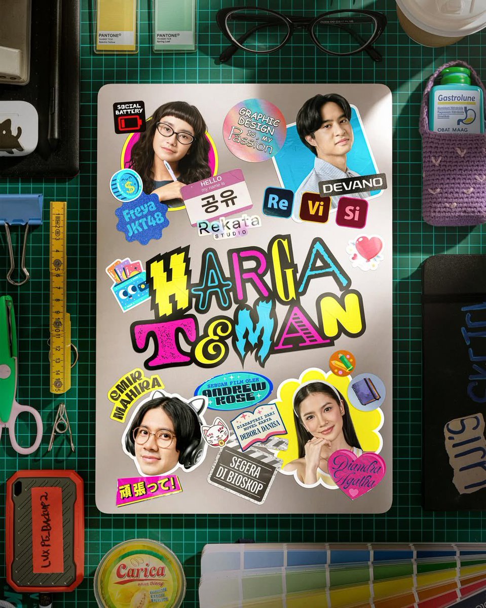 FilmIndoSource's tweet photo. Andrew Kose’s ‘HARGA TEMAN’ will premiere and compete at the 2026 Jakarta Film Week (JFW) as part of the festival’s Direction Award program.

Starring Freya JKT48, Devano, Emir Mahira, and Diandra Agatha. https://t.co/z1qFK0NH6D