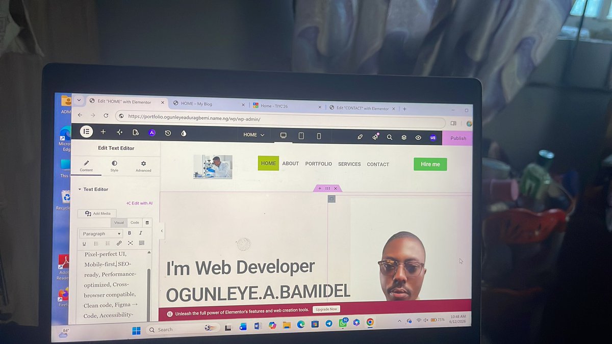 CaptainNla's tweet photo. @RoboRecruiter1 @techinyoruba Thanks for the feedback! Hostpawa expired, migrating now. Screenshots: my portfolio (https://t.co/BMdR7w8T7c)+ e-com store (Everything megpearl). Pinning live link soon. Lagos WAT GMT+1, available for remote. Focus: business &amp; e-commerce WordPress. https://t.co/7o81u16PiX