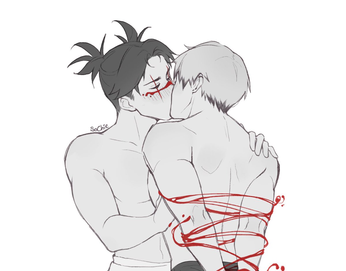 _Sochie's tweet photo. Day 4 - Blood play 直脹

Technically a nsfw prompt but I made it too vanilla..
#chonaoweek2026 #NaoCho https://t.co/vGunyOLEqk