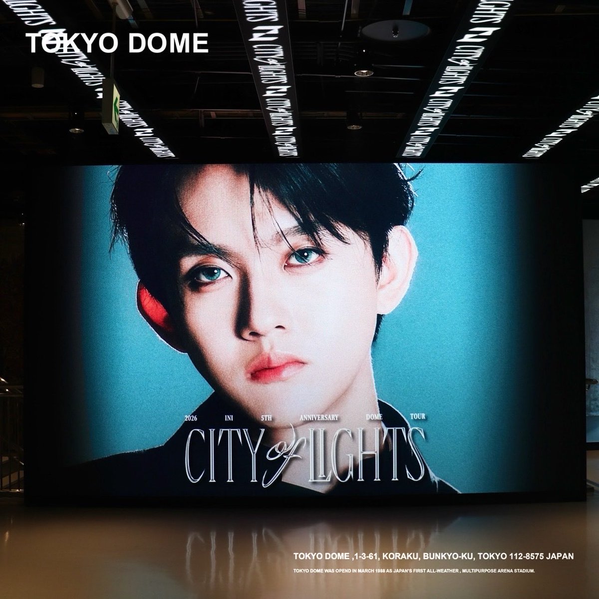 tokyodome1988_'s tweet photo. 2026.09.16(Wed) -17 (Thr)
2026 INI 5TH ANNIVERSARY DOME TOUR
[CITY OF LIGHTS] https://t.co/pF85Mc4vOC