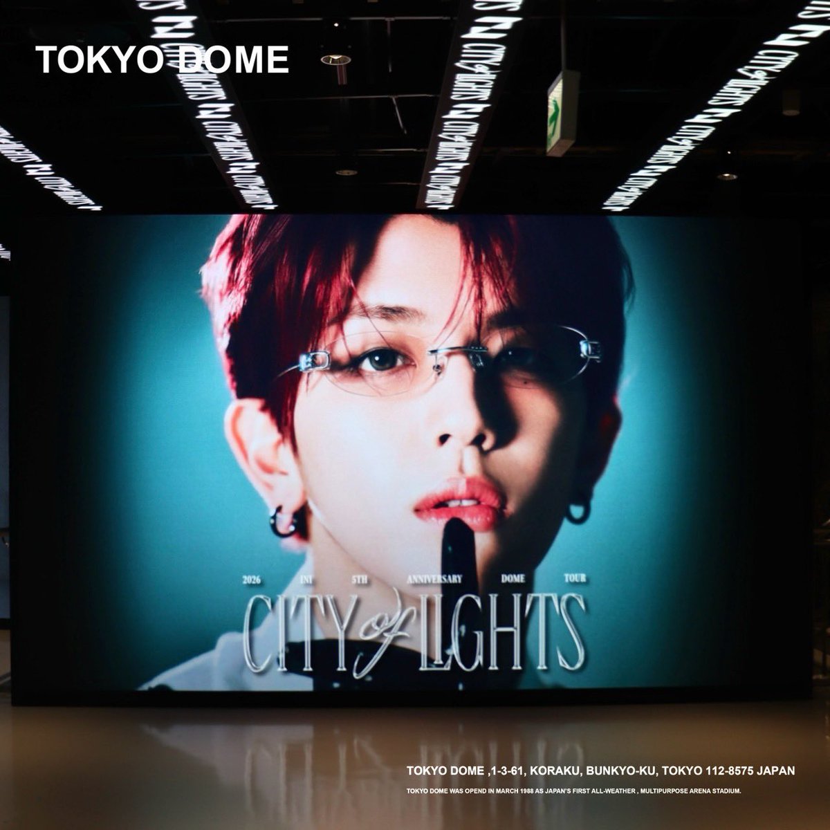 tokyodome1988_'s tweet photo. 2026.09.16(Wed) -17 (Thr)
2026 INI 5TH ANNIVERSARY DOME TOUR
[CITY OF LIGHTS] https://t.co/pF85Mc4vOC