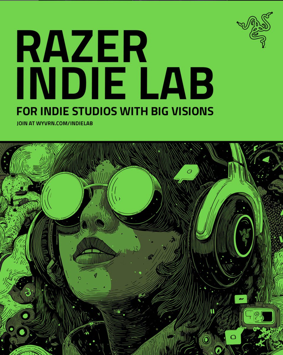 africacomicade's tweet photo. The @Razer Indie Lab is looking to support indie game studios building bold, innovative games with the tools, technology and visibility to take their projects further.
Interested? Apply here: https://t.co/xActDrPzdH
#IndieGames #GameDevelopment #GameDev #GamesIndustry #Razer https://t.co/NhgjlTfZOD