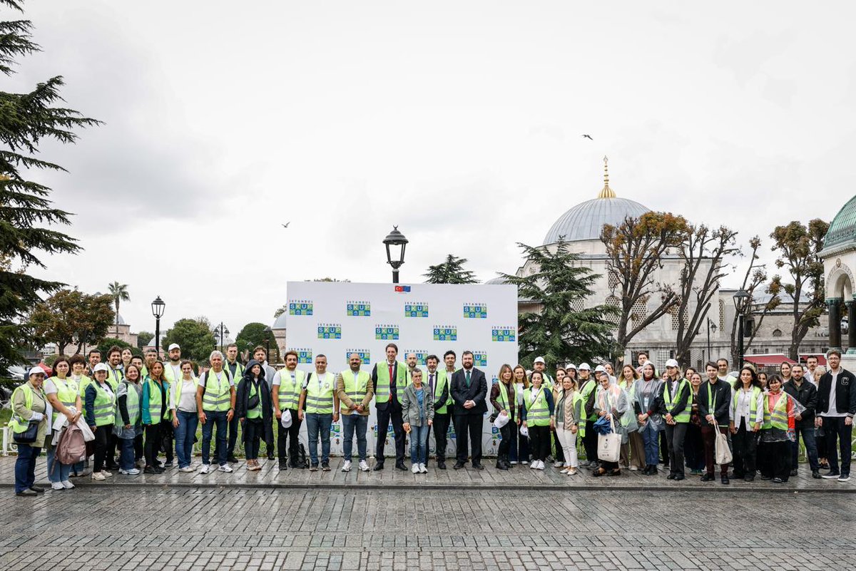 EUDelegationTur's tweet photo. European #MobilityWeek 2026 closed in Istanbul.
Our Deputy Head of Delegation, Jurgis Vilčinskas, joined @istanbulbld on Ordu Caddesi, one of the Historic Peninsula’s oldest streets, to mark this year’s theme: “#MobilityForEveryone.” 🇪🇺🇹🇷 https://t.co/HHJAv3LSKl