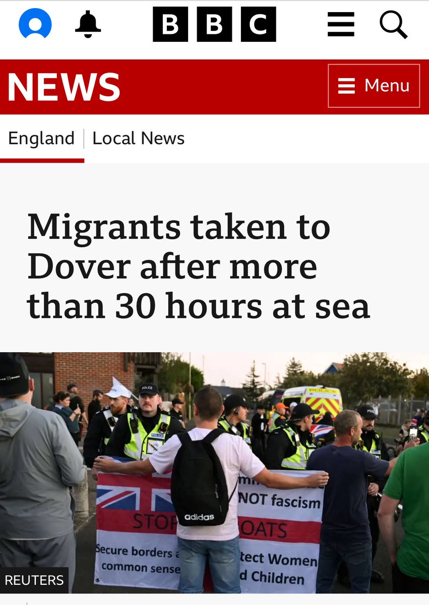 melissasigodo's tweet photo. No mention by the BBC that far right activist Daniel Thomas slashed a boat with a blade. 

No mention that he is even far right . 

All they report is that he ‘shared a YouTube livestream.’ 

Surely people reading the news might want to know these crucial details? https://t.co/M2LDRRDW0y