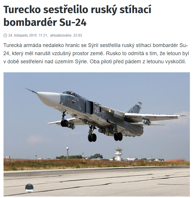 _Roman_Maca's tweet photo. Když Turci kvůli narušení vzdušného prostoru sestřelili Rusům "sušku", v Moskvě pak asi týden volali po srovnání Istanbulu a Ankary se zemí atomovkama. Když zjistili, že to na Turky nezabírá, tak stáhli ocas a víckrát už tam nelítali. Jednoduché. 🤷‍♂️ https://t.co/eQL3kId2Eh