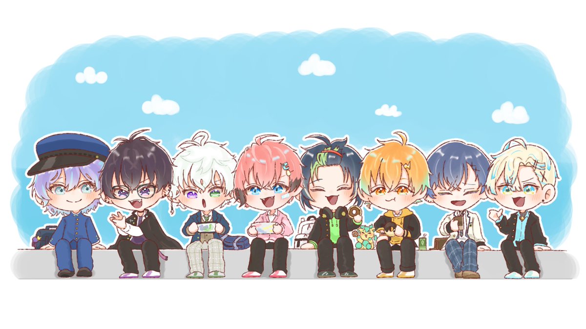 power_genkies's tweet photo. 学パロ～!!
自然と集まってたらいいなぁ💭 https://t.co/7vmXktnKwZ