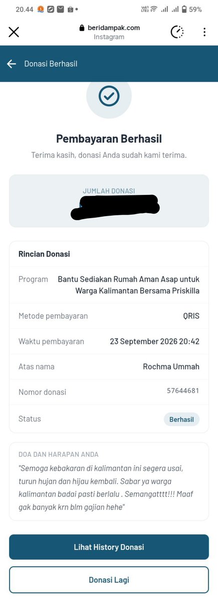 rochmaummah1's tweet photo. Yuk peduli mari kita bantu saudara2 kita yg terkena dampak kebakaran hutan di kalimantan @ciloqciliq  
Semoga cepat pulih 🙏🙌 https://t.co/0zakhlwk3V