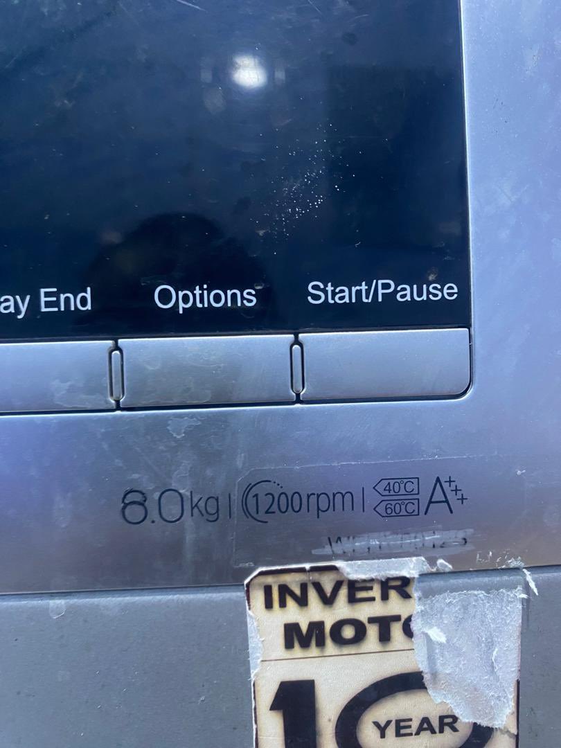PastorMarvy's tweet photo. I bought an 8kg LG washing machine brand new for a business from one of these big warehouses in Alaba. It developed a fault less than 12 months, contacted one of LG’s approved service centers and they told me this is not LG but a refurbished 6kg Hisense machine.

I am livid. https://t.co/MRyoHSV8ZW