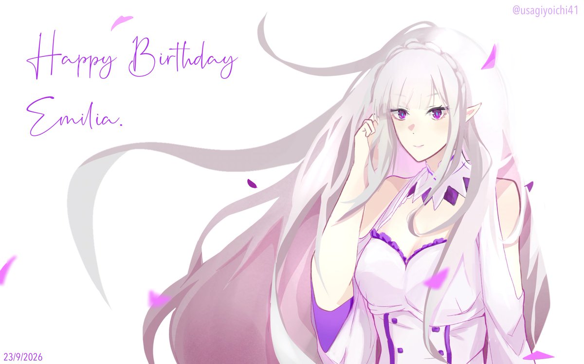 usagiyoichi41's tweet photo. E.M.T
#エミリア生誕祭2026 https://t.co/Fi7HyrZ0sb