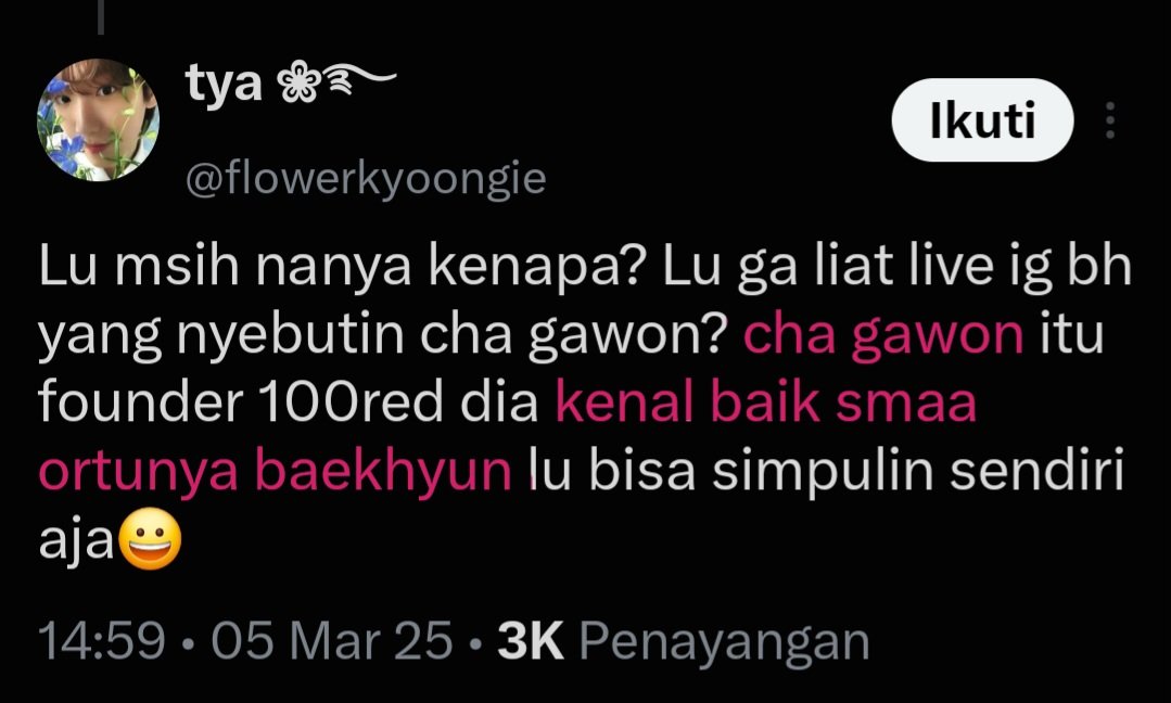 s_hripiw's tweet photo. Loh bener kan😏 https://t.co/xANSRQP4Z3