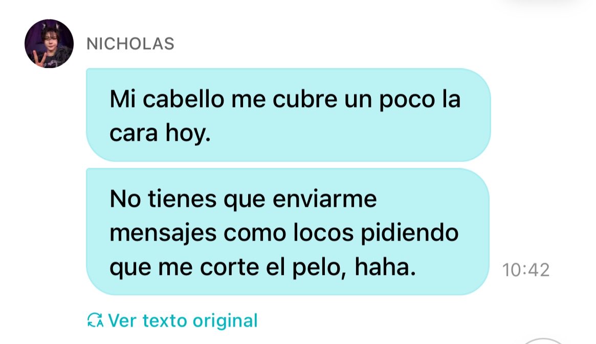xiangexe's tweet photo. Quien le dijo a nicho que se corte el pelo QUE DE LA CARA https://t.co/amohHRzAbD