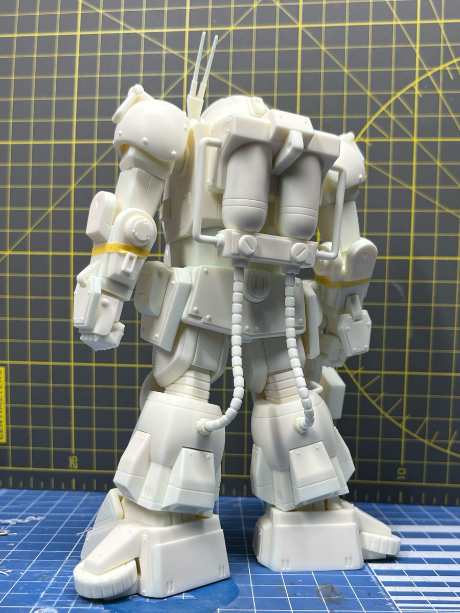 niconicorea's tweet photo. ご縁がありまして、10月発売 ガイアノーツ 1/24マーシィドッグの製作をさせて頂く事になりました^_^
実はグラントリードッグと一緒に作業は進めてまして(^◇^;)
軸打ちや表面処理などは終了しております。
ガイアさんのボトムズシリーズは年々スタイルが理想に近づいてますねw https://t.co/8SQTNKjtjf