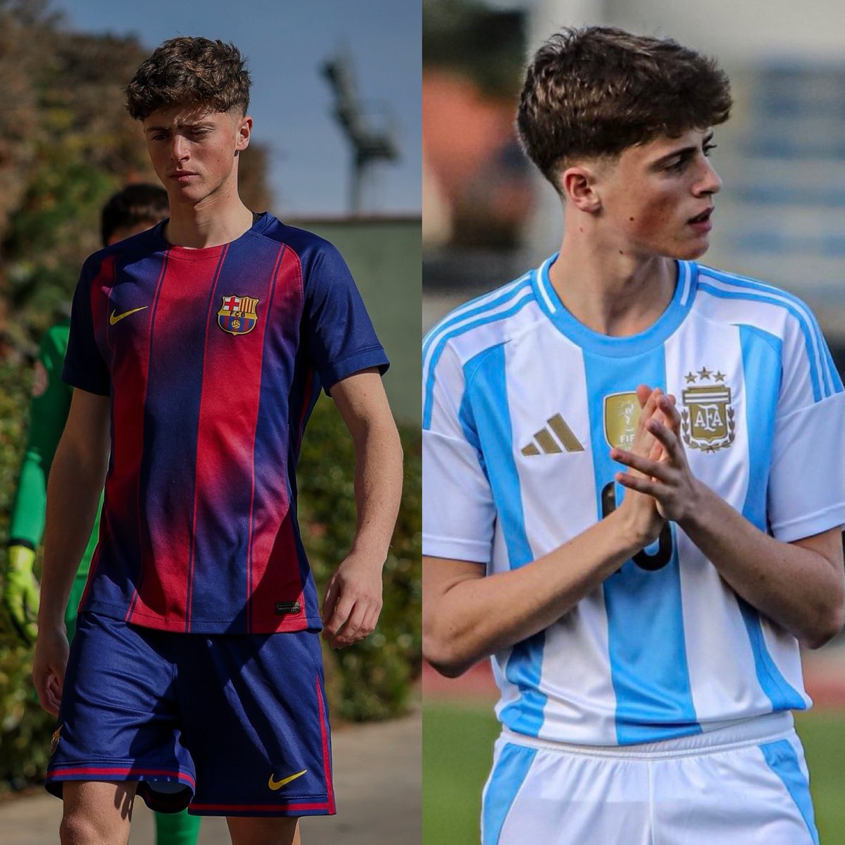 sudanalytics_'s tweet photo. 🗣️🇦🇷 Nico Marcipar, jugador del Barcelona y de Argentina Sub 19, sobre el apodo EUROPIBES:

“Me gusta, pero siento que nos excluye un poco. Yo nací en España, pero eso no quita que me sienta un ARGENTINO MÁS.

Quizá por el acento la gente te puede decir cosas, pero yo al final de cada domingo me juntaba a comer asado y jugar al truco en la casa de mis abuelos.

Estando lejos y poder representar a Argentina, hay que darle valor a eso. No es fácil”.

Vía @cesarmosquera__.