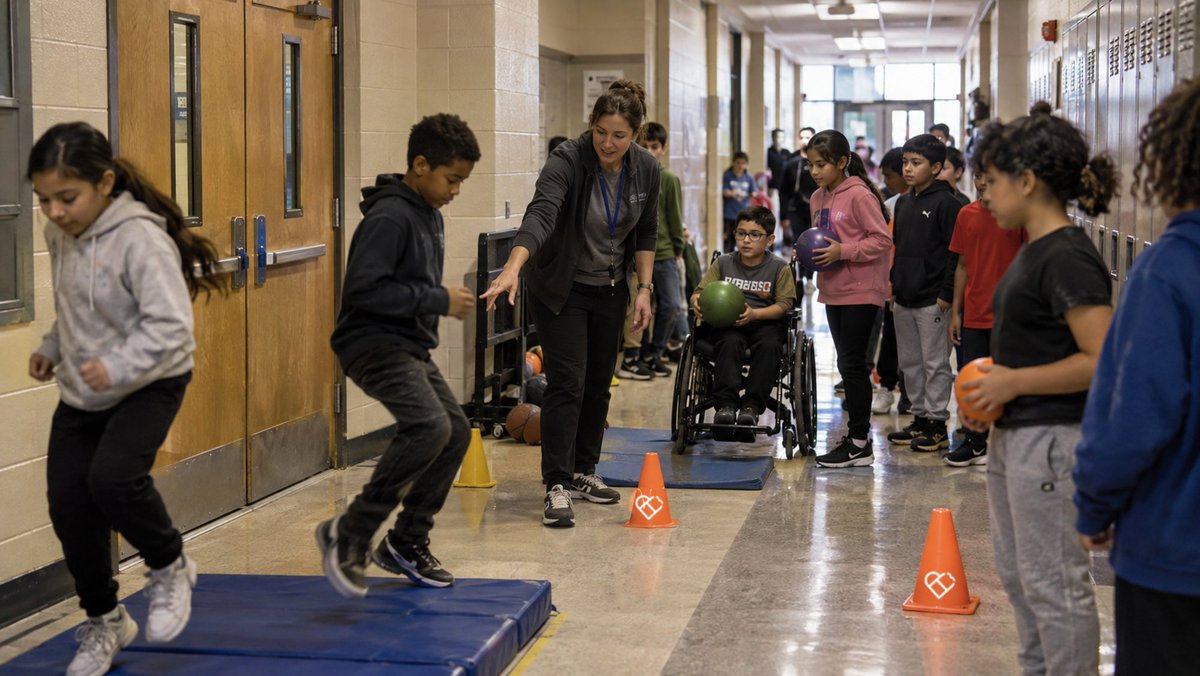 physednhealth's tweet photo. PE Funding and Resources: Why Neglect Hurts Students.
When PE is underfunded, students donโt just lose equipmentโthey lose active learning time, engagement, and the academic and behavioral benefits that come with movement.
https://t.co/fvccdVPsQk
#PhysEd #PhysicalEducation #SchoolWellness #K12Education #EducationFunding
@SHAPEAmerica @HDPhysEd @LovePhyEd @CapnPetesPE @ElemPE1